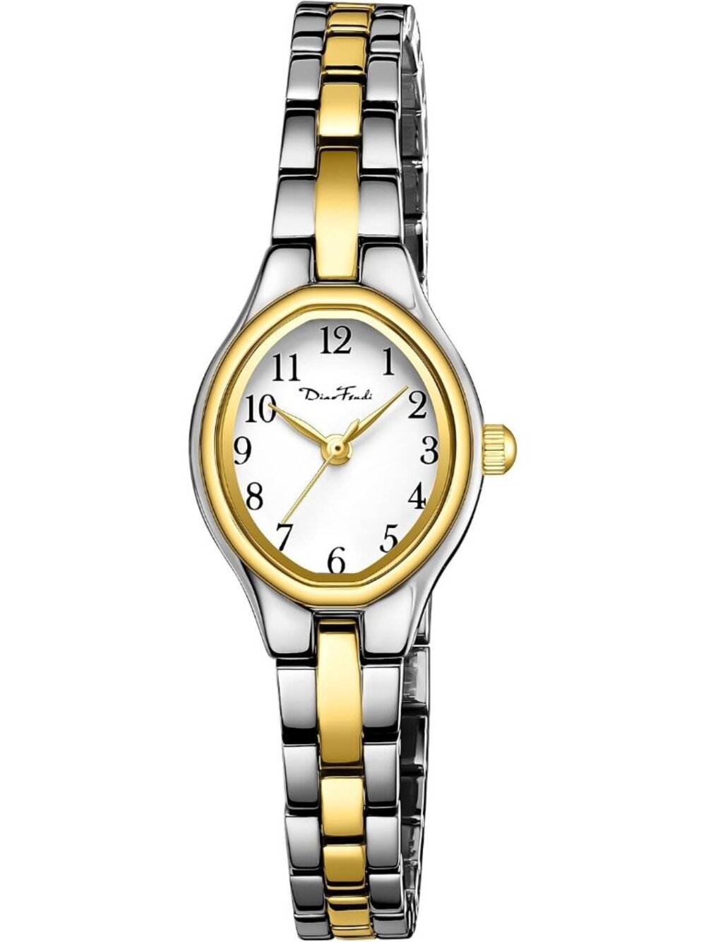 Women’s Silver White Vintage Quartz Stainless Steel Waterproof Bracelet Watch